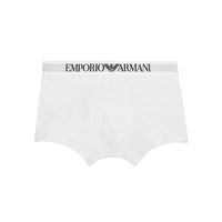 Iconic Logoband Boxer Trunk, White-Emporio Armani-UNDERU