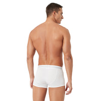 Iconic Logoband Boxer Trunk, White-Emporio Armani-UNDERU