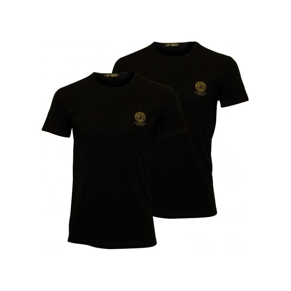 2-Pack Medusa T-Shirts, Black-Versace-UNDERU