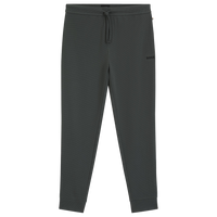 Dark green sweatpants with a brand logo on a white background
