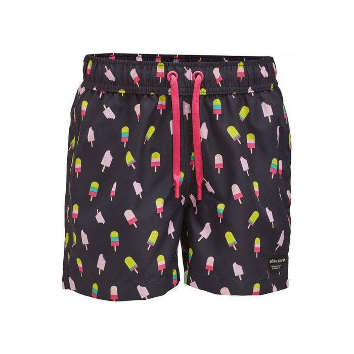 Ice Cream Boys Swim Shorts, Black-Bjorn Borg-UNDERU