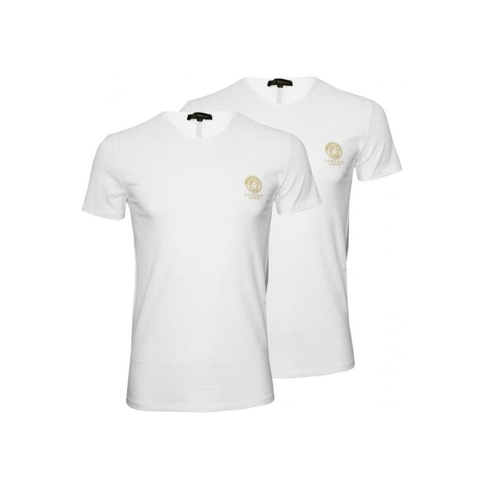 2-Pack Medusa T-Shirts, White-Versace-UNDERU