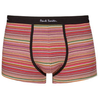 3-Pack Multi-Stripe & Solid Boxer Trunks, Black/White/Multi-Paul Smith-UNDERU