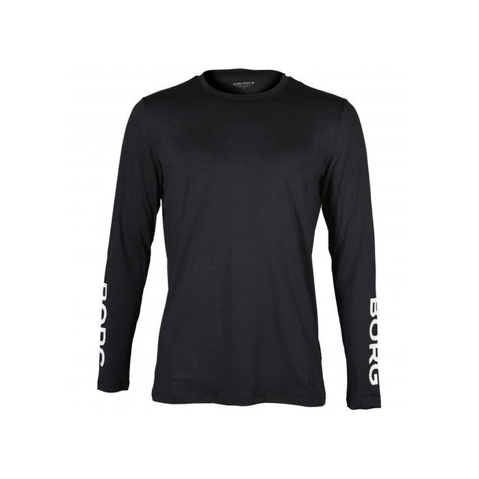 BORG Long-Sleeve Training Top, Black-Bjorn Borg-UNDERU