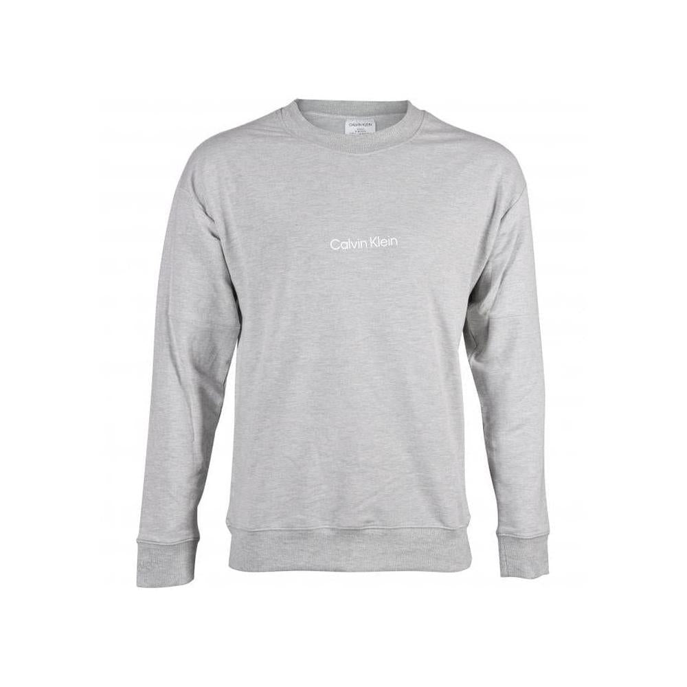 Modern Structure Lounge Sweatshirt, Grey Heather-Calvin Klein-UNDERU