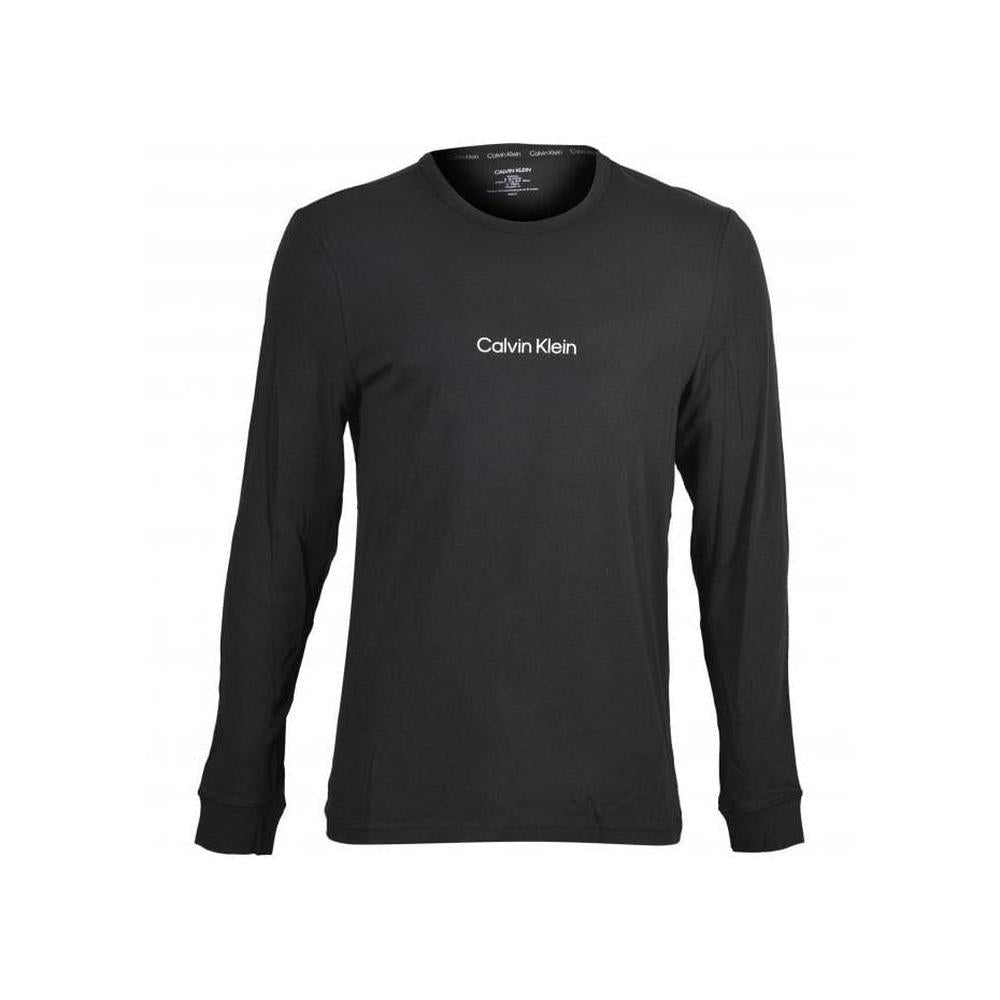 Modern Structure Lounge Long-Sleeve T-Shirt, Black-Calvin Klein-UNDERU