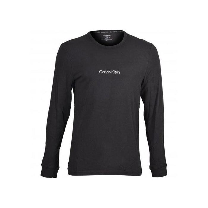 Modern Structure Lounge Long-Sleeve T-Shirt, Black-Calvin Klein-UNDERU
