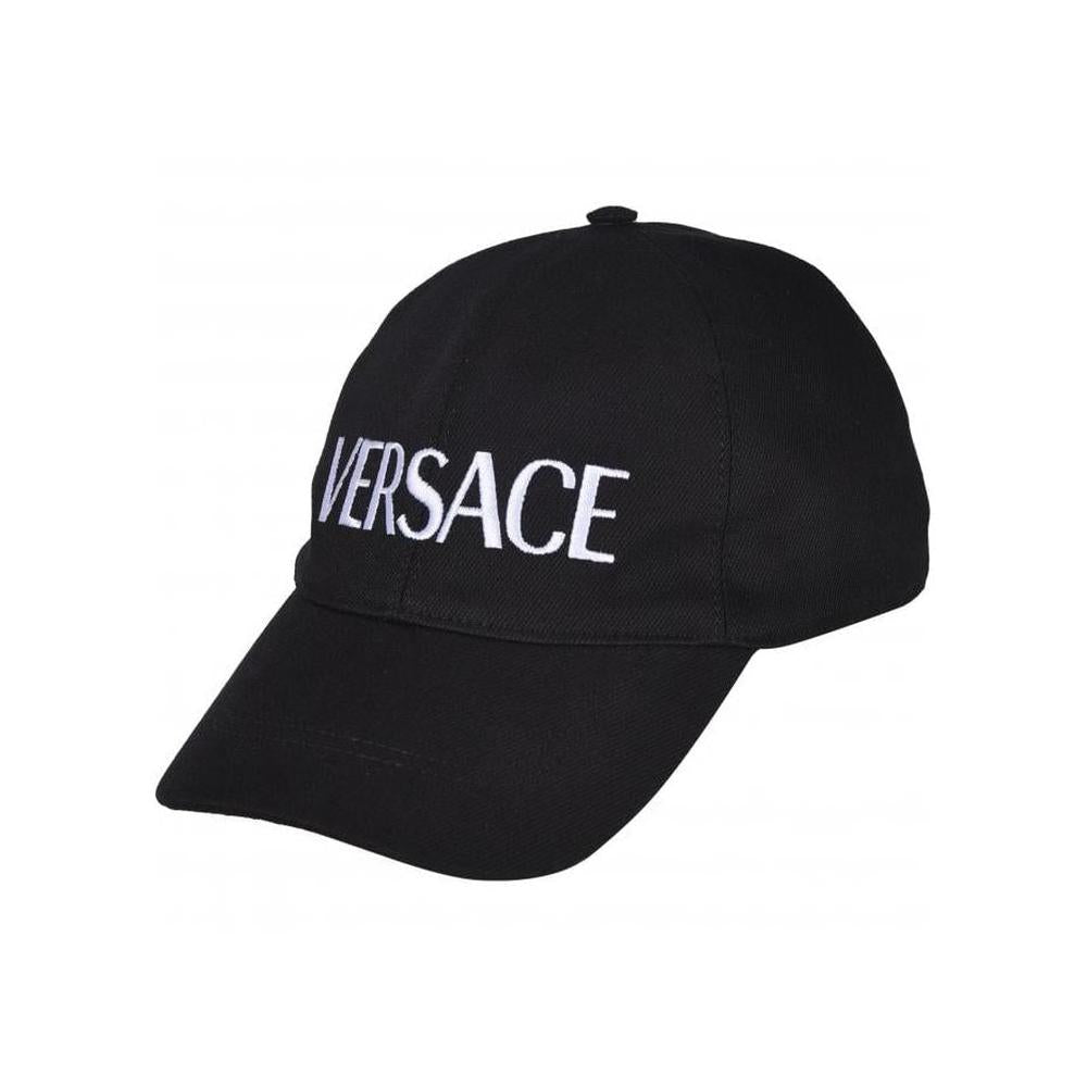 Large Logo Baseball Cap, Black/silver-Versace-UNDERU