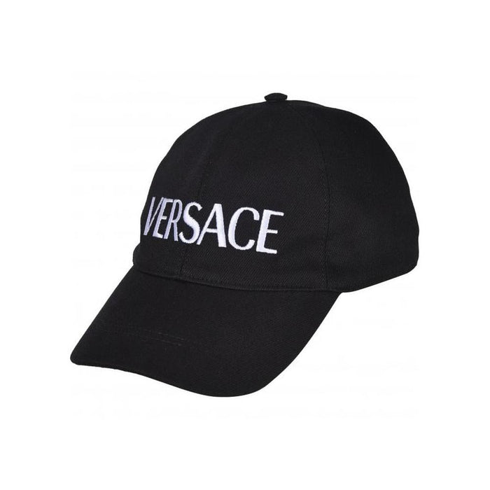 Large Logo Baseball Cap, Black/silver-Versace-UNDERU