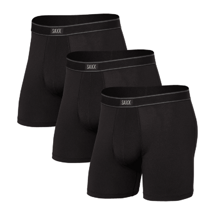 3-Pack Daytripper Boxer Briefs, Black-SAXX-UNDERU