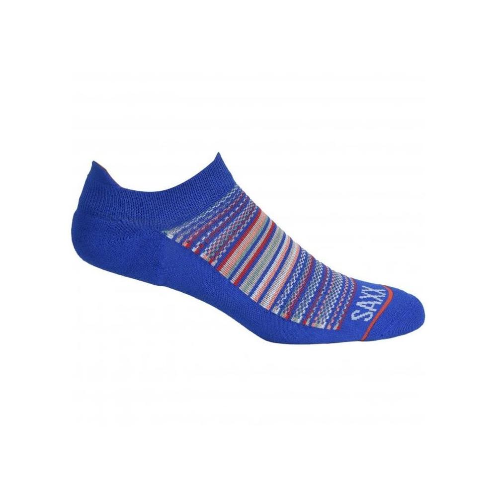 Whole Package Vibrant Stripes Liner Sock, Blue/Multi-SAXX-UNDERU