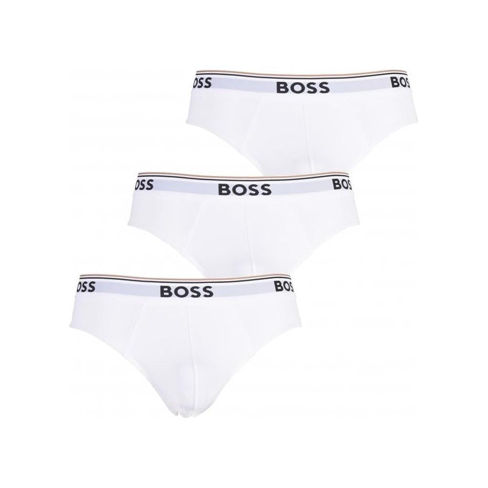 3-Pack Power Logo Briefs, White-BOSS-UNDERU
