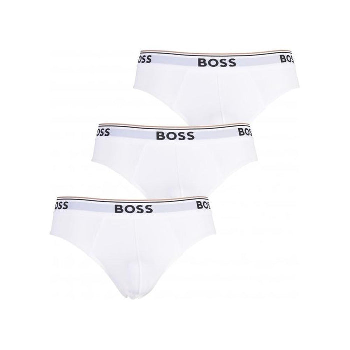 3-Pack Power Logo Briefs, White-BOSS-UNDERU