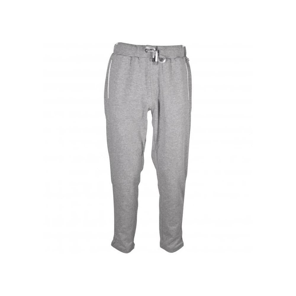 BOSS-Cashmere Jogging Bottoms, Medium Grey Melange-UNDERU