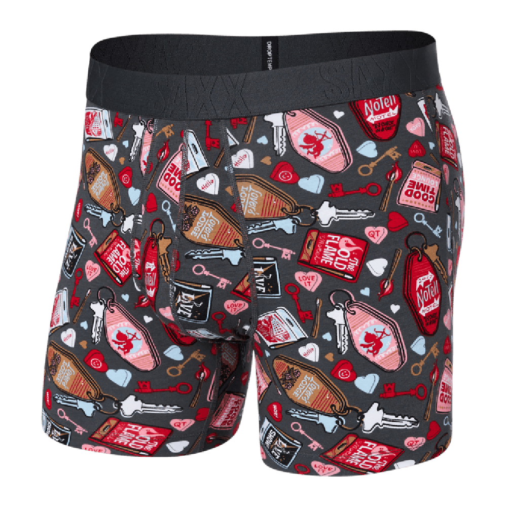 SAXX-Drop Temp No Tell Motel, Grey/pink-UNDERU