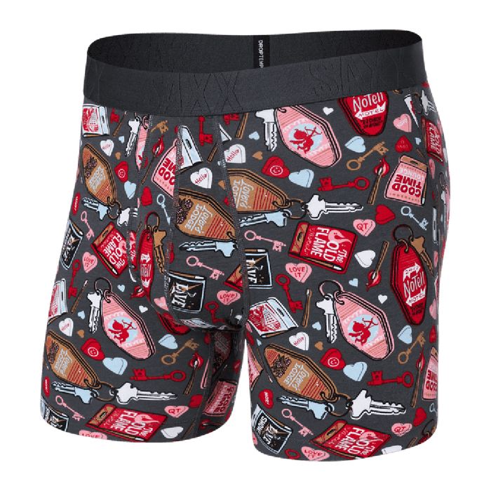 SAXX-Drop Temp No Tell Motel, Grey/pink-UNDERU