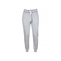 BOSS-Contemporary Loungewear Luxe Jogging Bottoms, Grey Melange-UNDERU