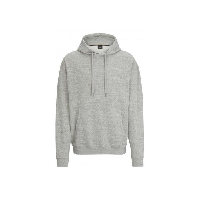 BOSS-Cozy Pullover Hoodie, Medium Grey Melange-UNDERU