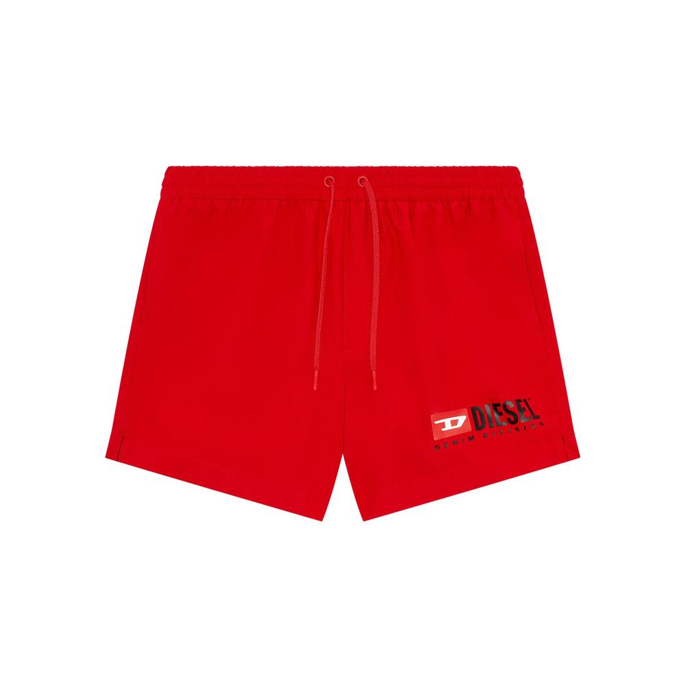 Diesel-Denim Division Swim Shorts, Red-UNDERU