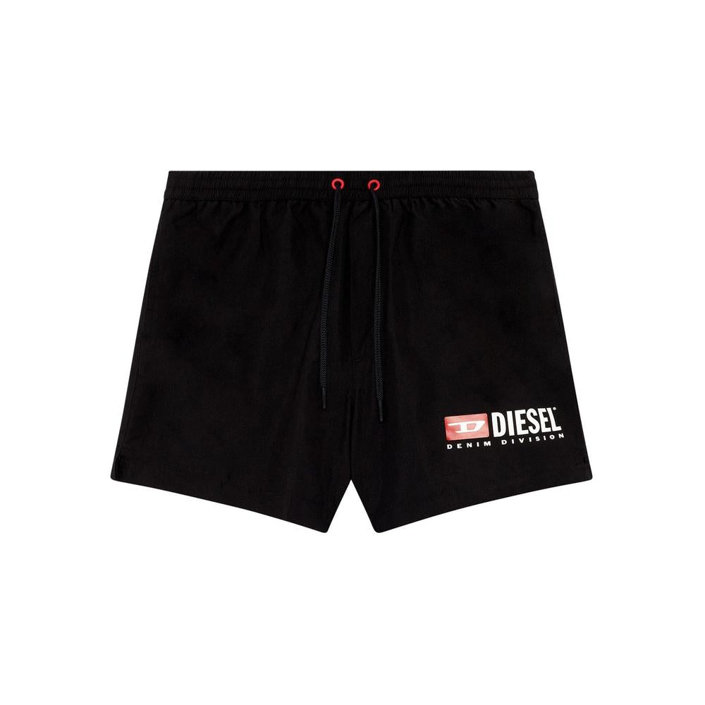 Diesel-Denim Division Swim Shorts, Black-UNDERU