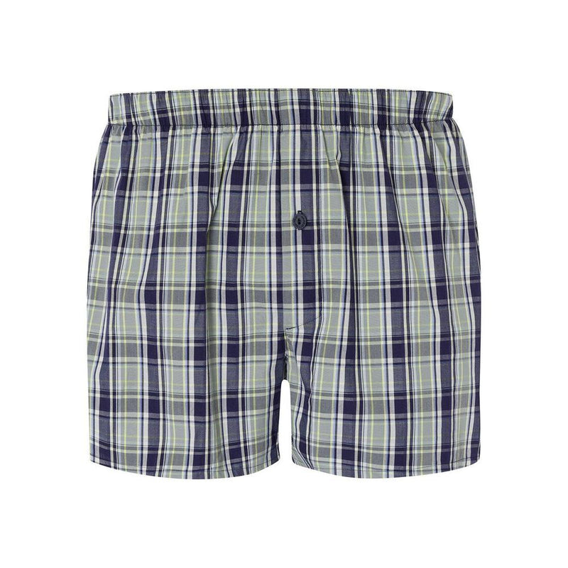 Green - Sanganeri Block Printed Cotton Unisex Boxer/Shorts main image 0