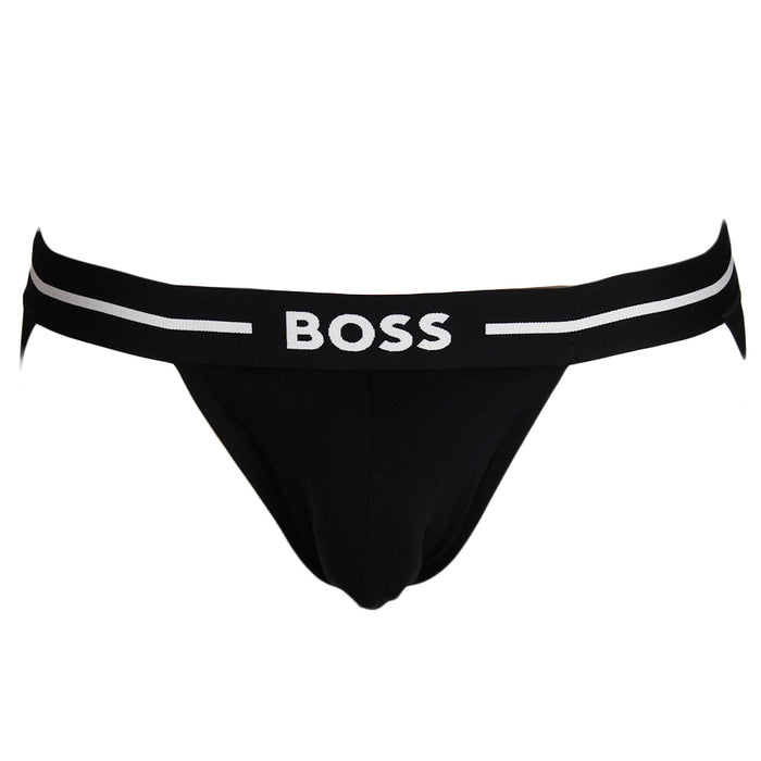 Lot De 2 Jockstraps BOSS Pour Homme - Coton Stretch, élastique Logo - Sous-vêtement De Sport Et Confort - 13