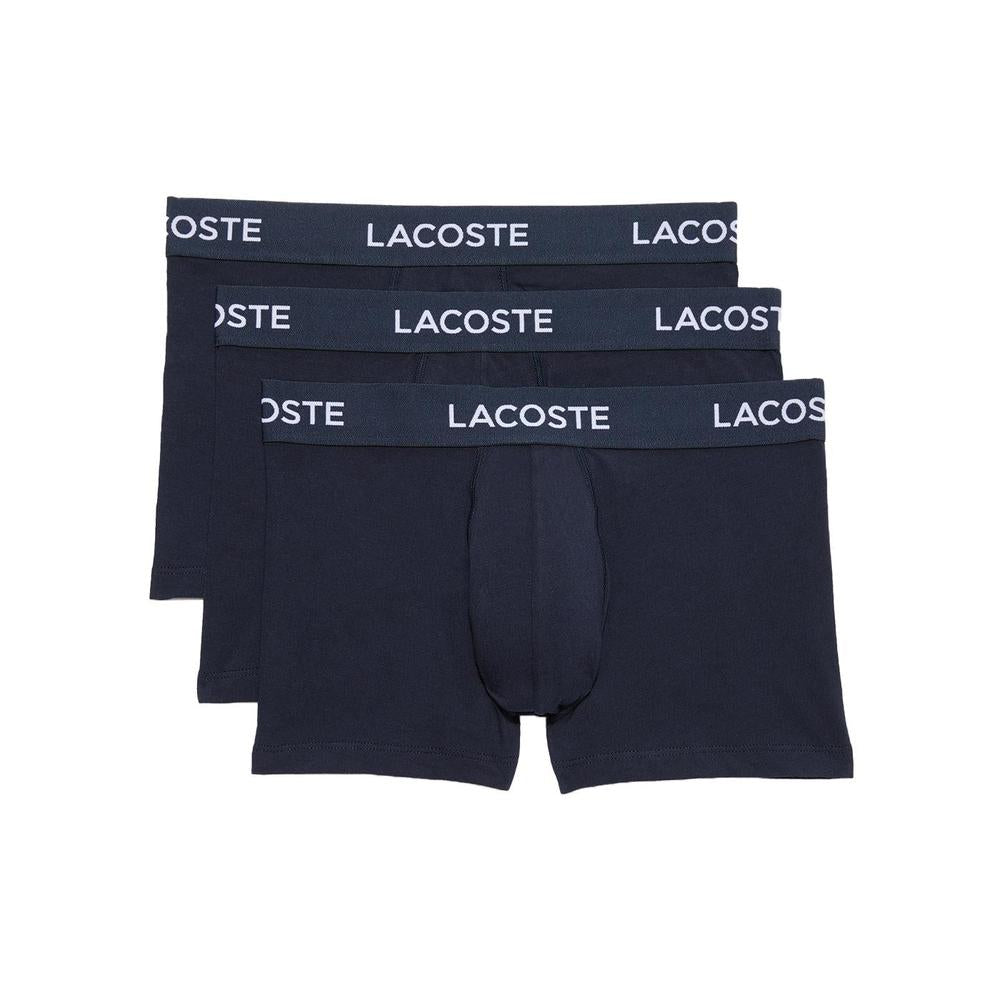 Lacoste-3-Pack Boxer Trunks, Navy-UNDERU