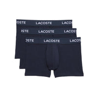 Lacoste-3-Pack Boxer Trunks, Navy-UNDERU