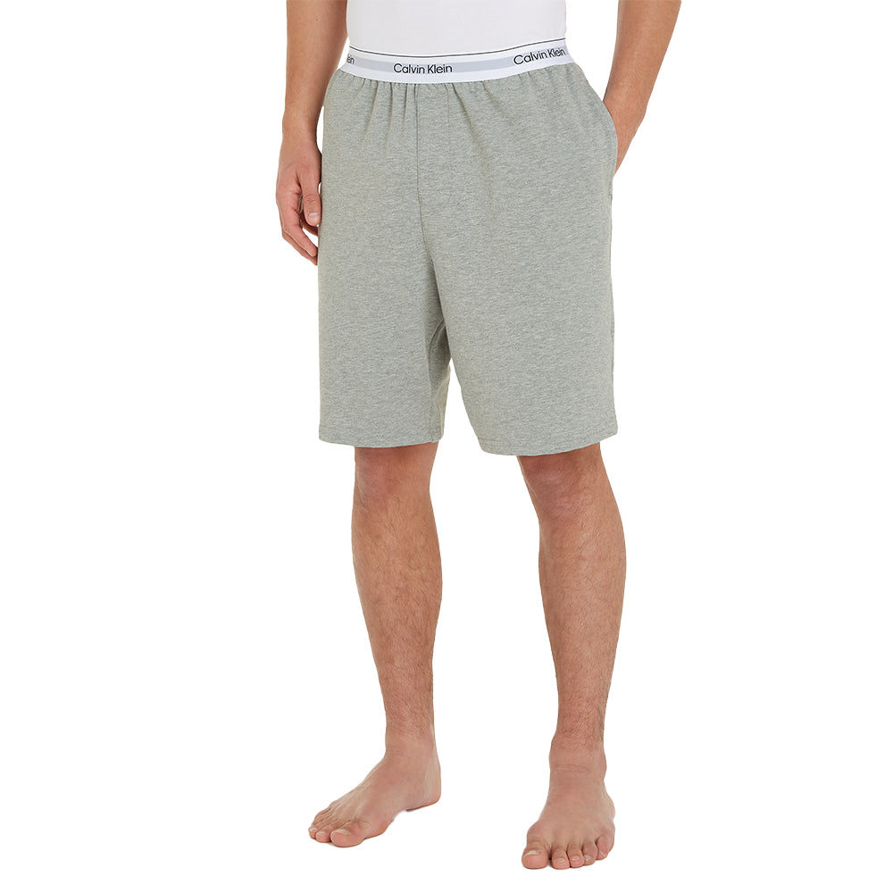 Grey Modern Cotton Lounge Sleep Shorts Modern Cotton Calvin Klein