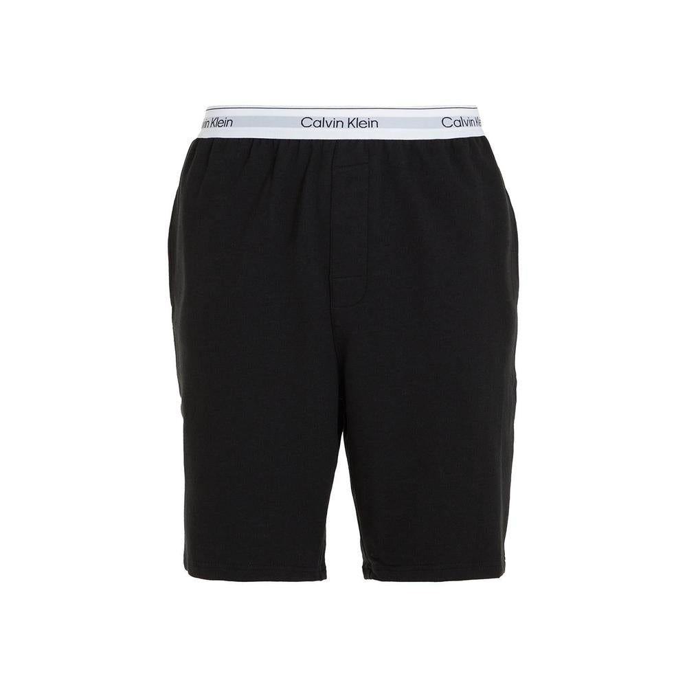 Calvin Klein Men's Modern Cotton Terry Lounge Shorts, Black