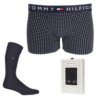 Boxer trunk and socks gift set branded Tommy Hilfiger