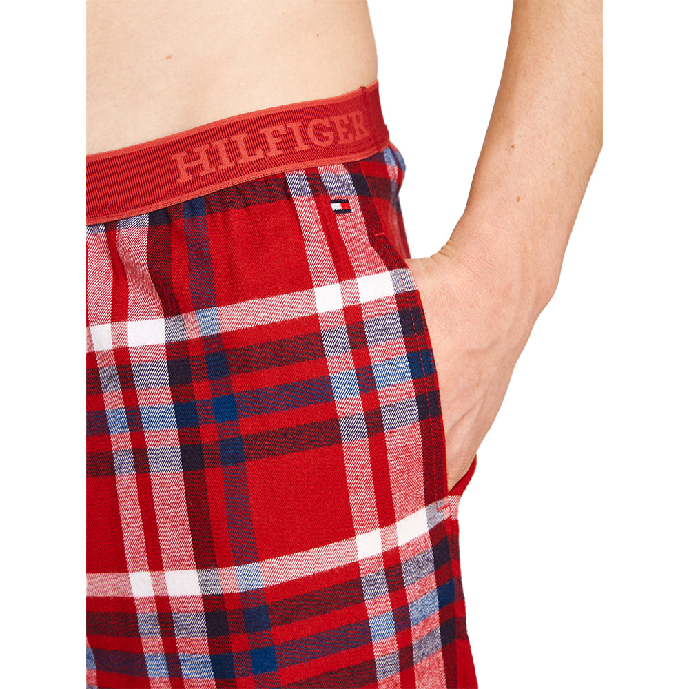 Plaid Mens Red Pyjama Shorts Pajama Set Ralph Lauren Pyjama Shorts