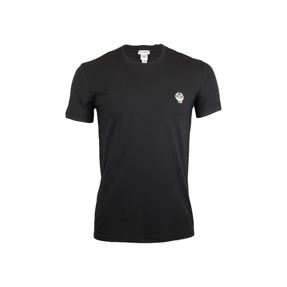 Dolce & Gabbana Multicolor Camouflage Cotton Crew Neck T-shirt
