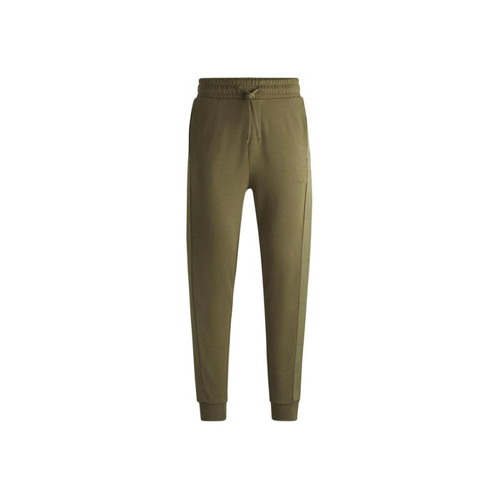 Open green hugo joggers from organic cooton