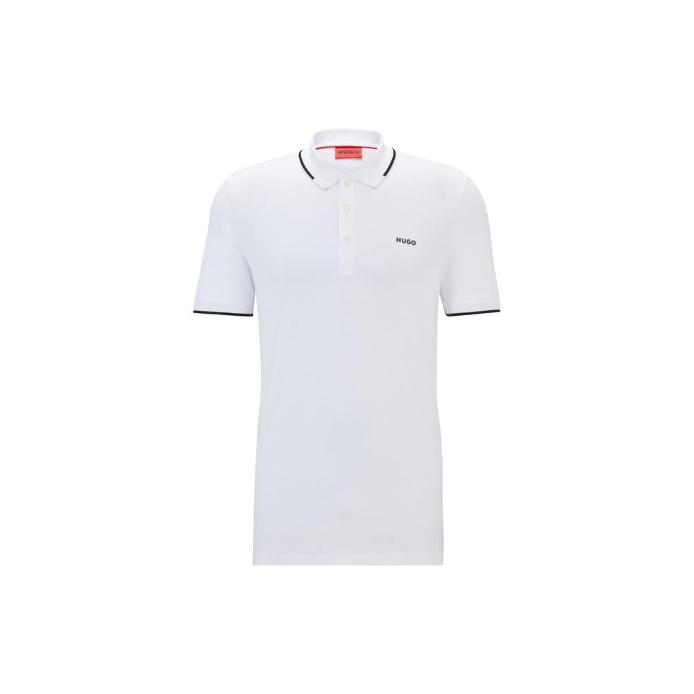 Hugo Slim Fit Dinoso222 Polo Shirt, White