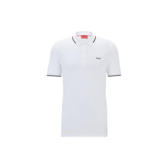 Hugo Slim Fit Dinoso222 Polo Shirt, White