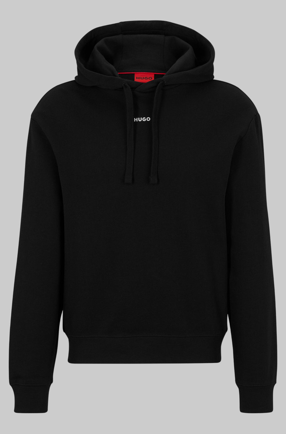 HUGO Dapo Cotton Hoodie, Black