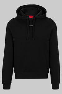 HUGO Dapo Cotton Hoodie, Black