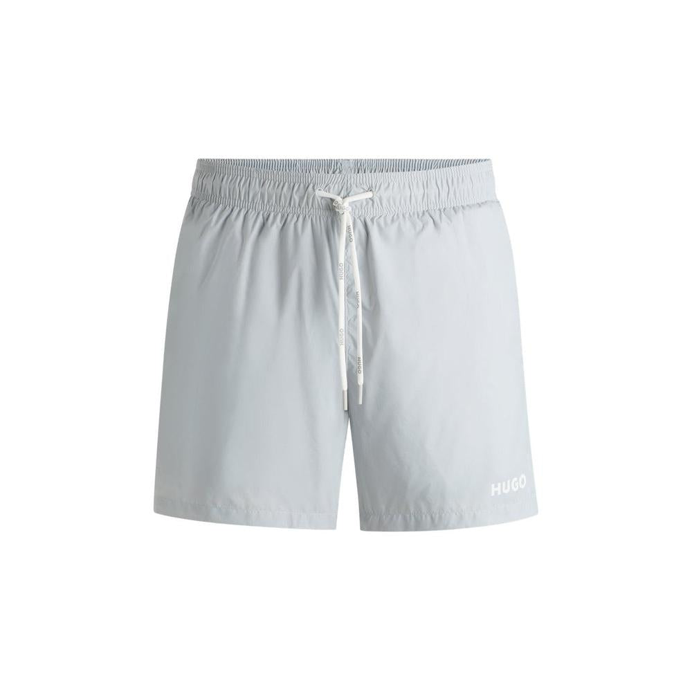 HUGO Haiti Swim Shorts, Light/Pastel Grey.