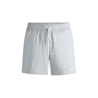 HUGO Haiti Swim Shorts, Light/Pastel Grey.