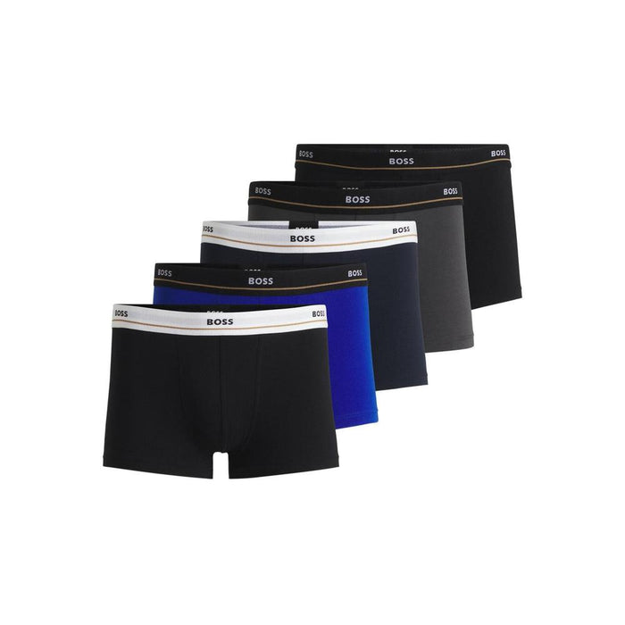 5-Pack Essentials Boxer Trunks, Multi