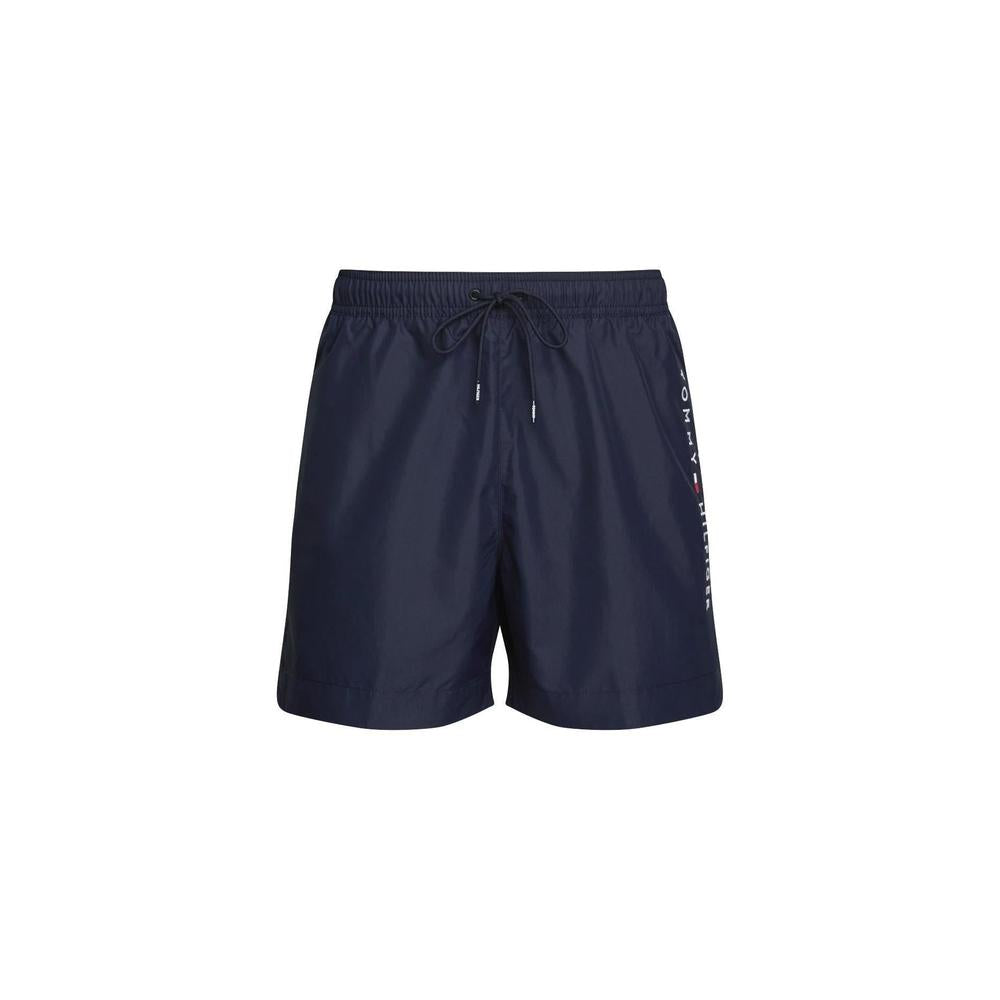 Medium Drawstring Side Logo Swim Shorts, Desert Sky