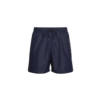 Medium Drawstring Side Logo Swim Shorts, Desert Sky