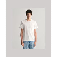 GANT men's white reg shield tshirt 