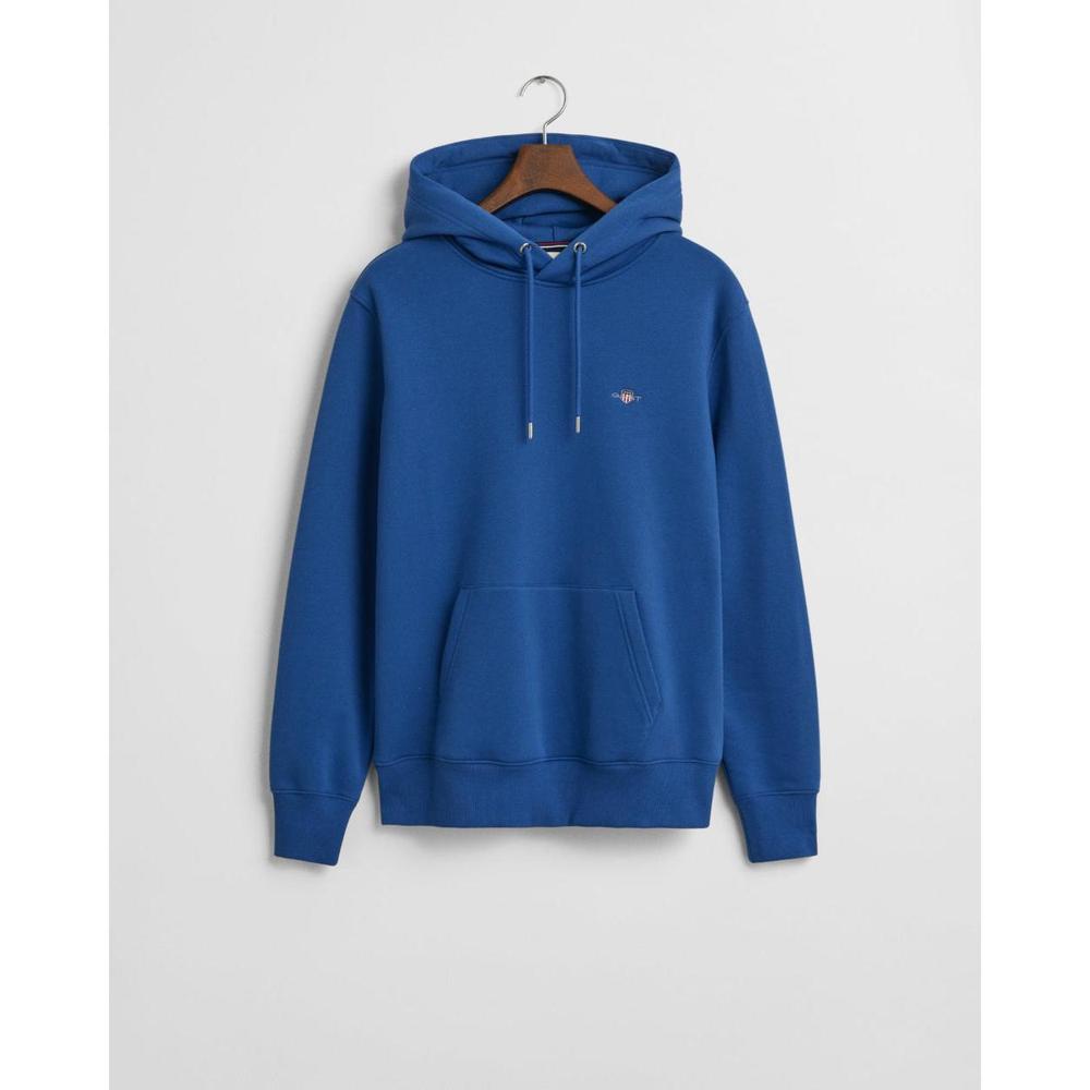 GANT Regular Shield Hoodie, Rich Blue