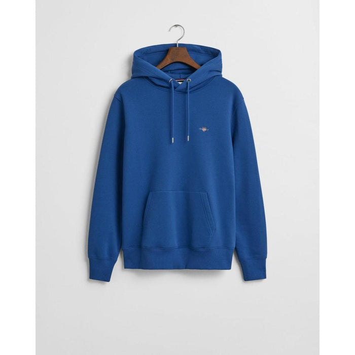 GANT Regular Shield Hoodie, Rich Blue