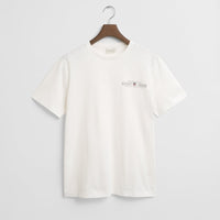 GANT Printed Graphic T-Shirt, Eggshell.
