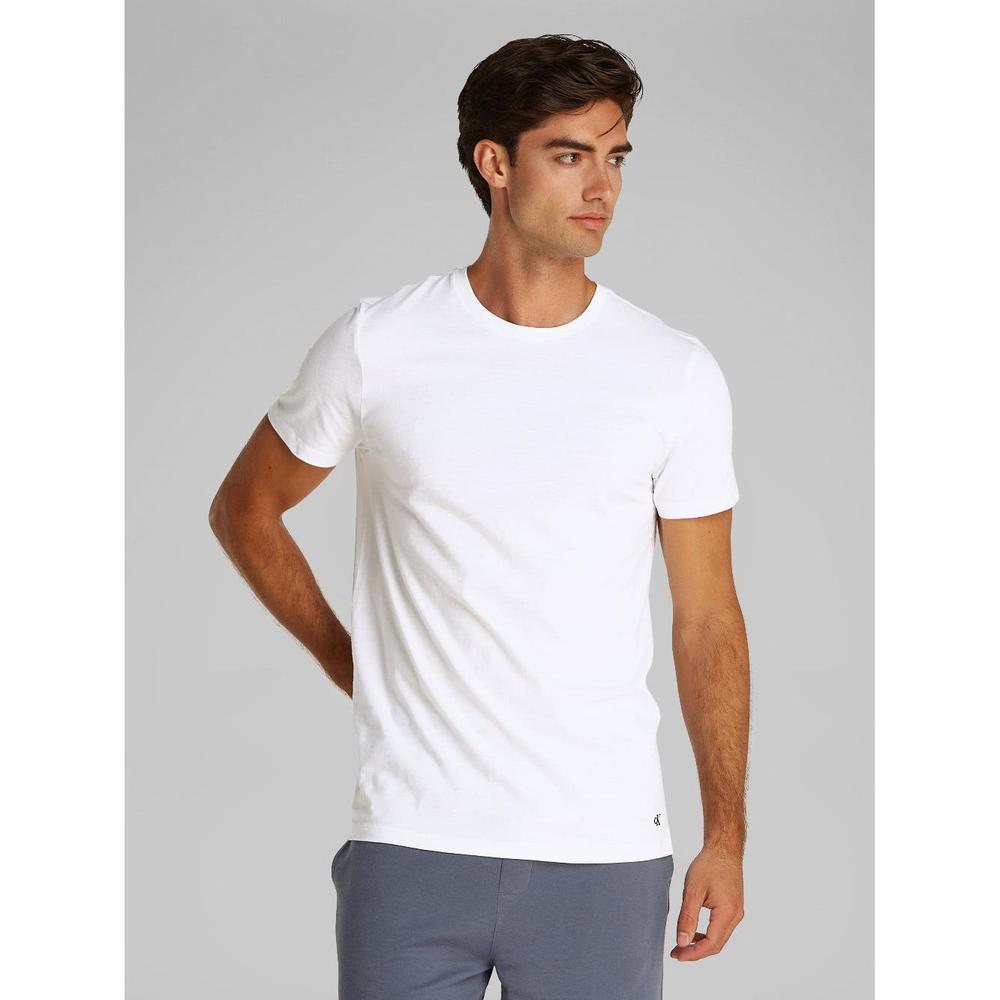 3-Pack Crew Neck T-Shirts, White