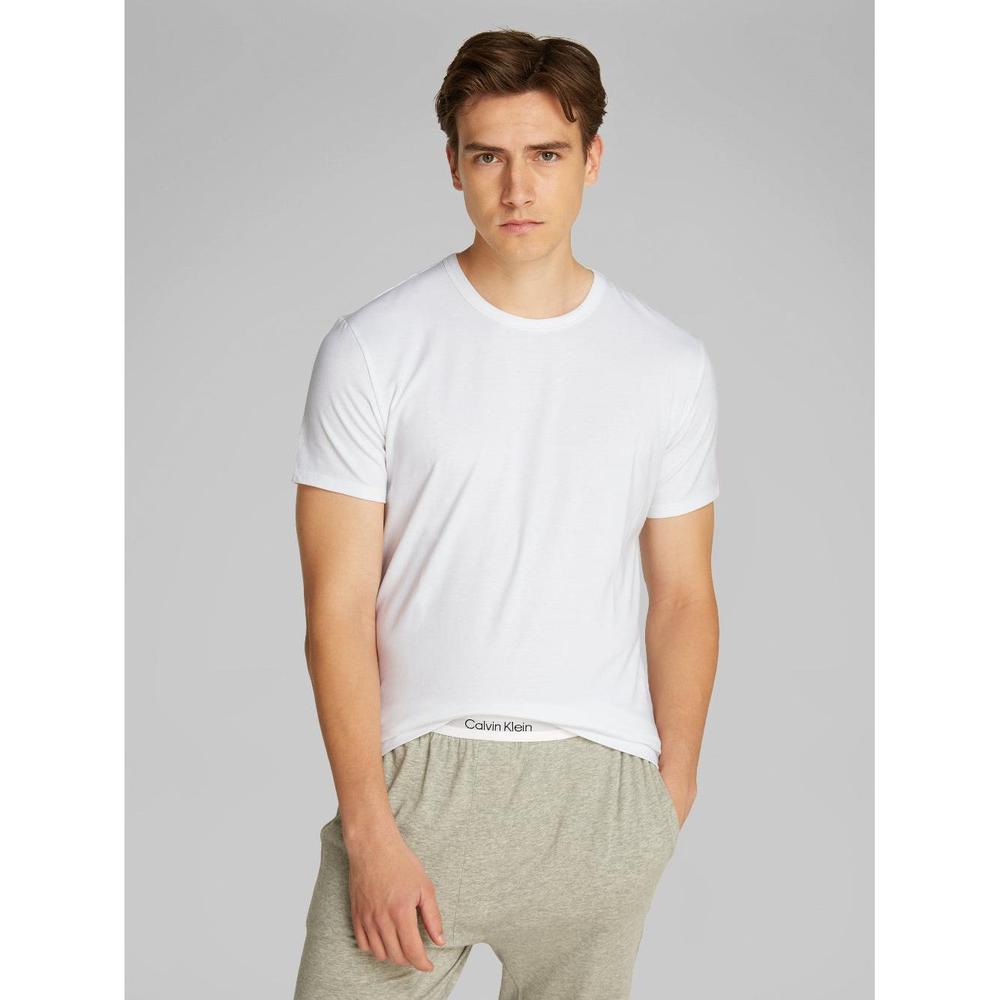 Calvin Klein 3-Pack Cotton Stretch  Crew Neck T-Shirts, White