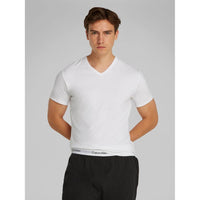 Calvin Klein 3-Pack V-Neck T-Shirts, White